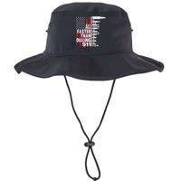 All Faster Than Dialing 911 American Flag Gun Lover Bucket Hat