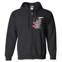 All Faster Than Dialing 911 American Flag Gun Lover Full Zip Hoodie