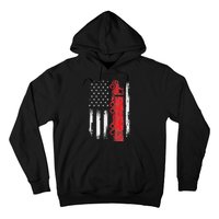 American Flag Truck Semi Truck Driver Trucking Trucker Hoodie