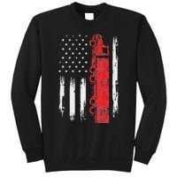 American Flag Truck Semi Truck Driver Trucking Trucker Sweatshirt