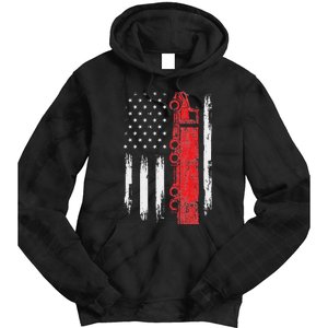 American Flag Truck Semi Truck Driver Trucking Trucker Tie Dye Hoodie