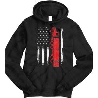 American Flag Truck Semi Truck Driver Trucking Trucker Tie Dye Hoodie