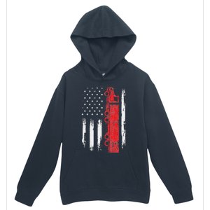 American Flag Truck Semi Truck Driver Trucking Trucker Urban Pullover Hoodie