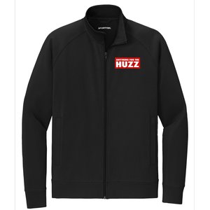 Anything For The Huzz Humor Teen Boy Man Stretch Full-Zip Cadet Jacket