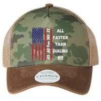 All Faster Than Dialing 911 22 380 9mm 40 45 Pro 2 Amendment Legacy Tie Dye Trucker Hat
