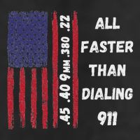 All Faster Than Dialing 911 22 380 9mm 40 45 Pro 2 Amendment Cool Comfort Performance Bucket Hat
