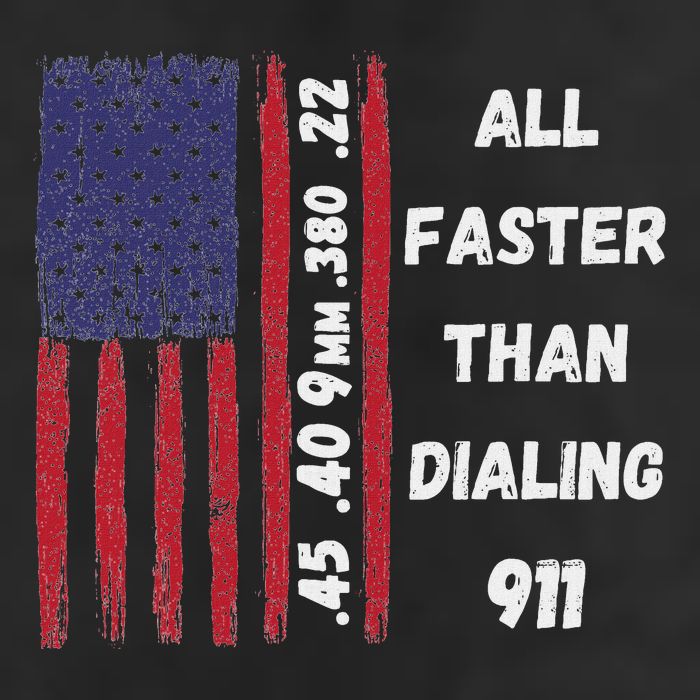 All Faster Than Dialing 911 22 380 9mm 40 45 Pro 2 Amendment Cool Comfort Performance Bucket Hat