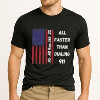 All Faster Than Dialing 911 22 380 9mm 40 45 Pro 2 Amendment Performance Shirt