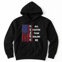 All Faster Than Dialing 911 22 380 9mm 40 45 Pro 2 Amendment Hoodie