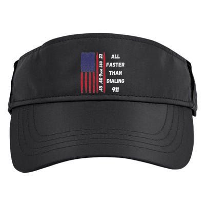 All Faster Than Dialing 911 22 380 9mm 40 45 Pro 2 Amendment Adult Drive Performance Visor