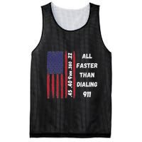 All Faster Than Dialing 911 22 380 9mm 40 45 Pro 2 Amendment Mesh Reversible Basketball Jersey Tank