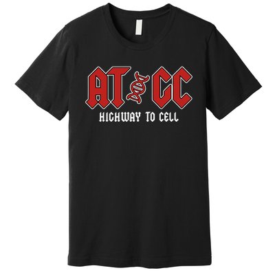 ATGC Funny Teacher Student Biology Premium T-Shirt