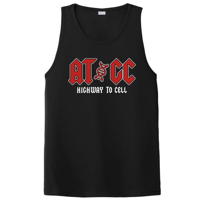 ATGC Funny Teacher Student Biology PosiCharge Competitor Tank