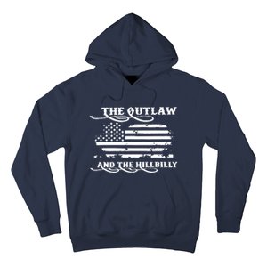 American Flag Trump Vance 2024 Outlaw Hillbilly Gift Hoodie