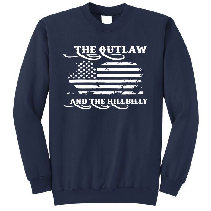 American Flag Trump Vance 2024 Outlaw Hillbilly Gift Sweatshirt