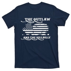 American Flag Trump Vance 2024 Outlaw Hillbilly Gift T-Shirt