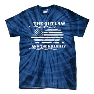 American Flag Trump Vance 2024 Outlaw Hillbilly Gift Tie-Dye T-Shirt