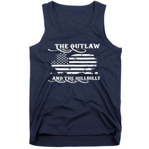 American Flag Trump Vance 2024 Outlaw Hillbilly Gift Tank Top