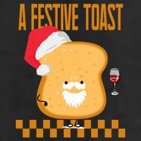 A Festive Toast Funny Christmas 25L Jumbo Tote