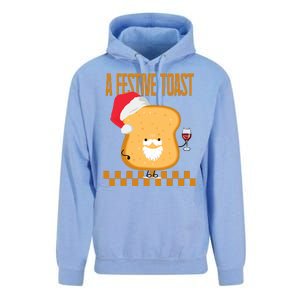 A Festive Toast Funny Christmas Unisex Surf Hoodie