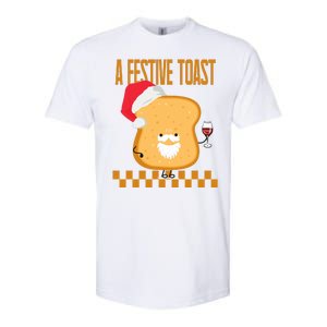 A Festive Toast Funny Christmas Softstyle CVC T-Shirt