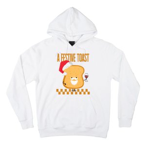 A Festive Toast Funny Christmas Hoodie