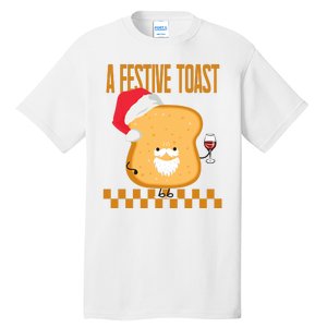 A Festive Toast Funny Christmas Tall T-Shirt