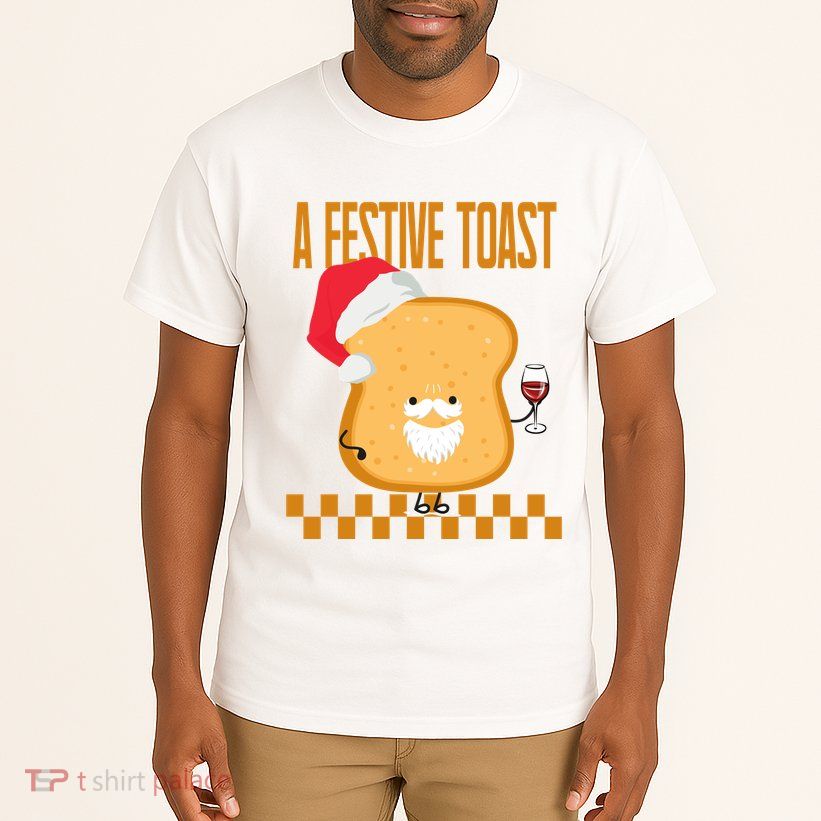 A Festive Toast Funny Christmas Tall T-Shirt