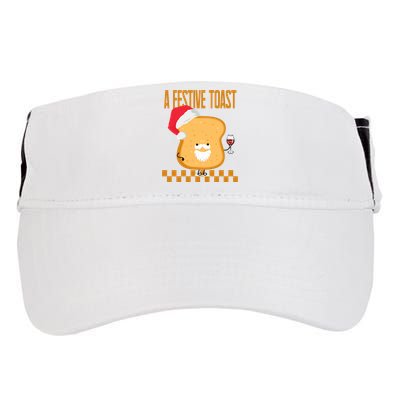 A Festive Toast Funny Christmas Adult Drive Performance Visor