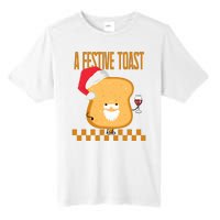 A Festive Toast Funny Christmas Tall Fusion ChromaSoft Performance T-Shirt