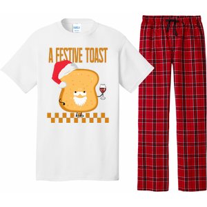 A Festive Toast Funny Christmas Pajama Set