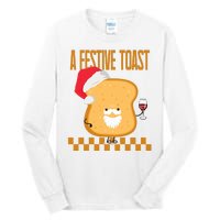 A Festive Toast Funny Christmas Tall Long Sleeve T-Shirt