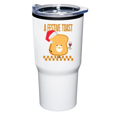 A Festive Toast Funny Christmas Tumbler