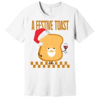 A Festive Toast Funny Christmas Premium T-Shirt