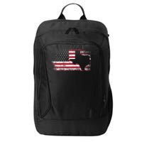 American Flag Texas 4th Of July Vintage Gift Women Retro City Backpack