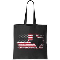 American Flag Texas 4th Of July Vintage Gift Women Retro Tote Bag