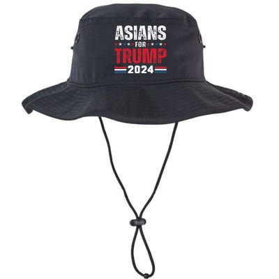 Asians For Trump 2024 American Flag Legacy Cool Fit Booney Bucket Hat