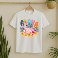 Aloha Flamingo Tropical T-Shirt