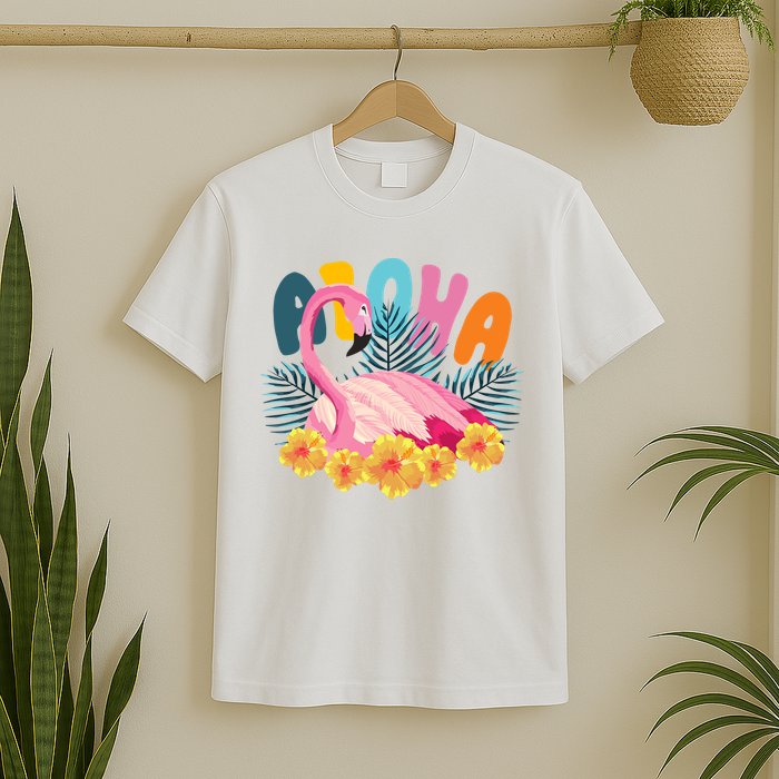 Aloha Flamingo Tropical T-Shirt