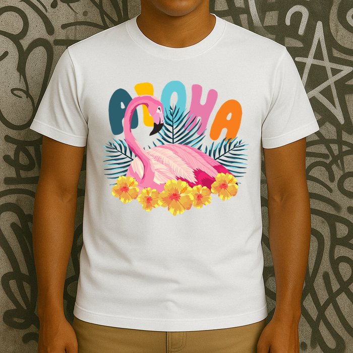 Aloha Flamingo Tropical T-Shirt