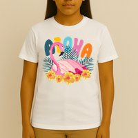 Aloha Flamingo Tropical T-Shirt