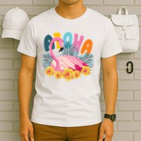 Aloha Flamingo Tropical T-Shirt