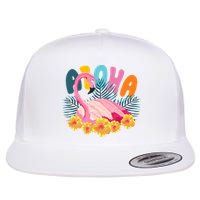 Aloha Flamingo Tropical Flatbill Hat