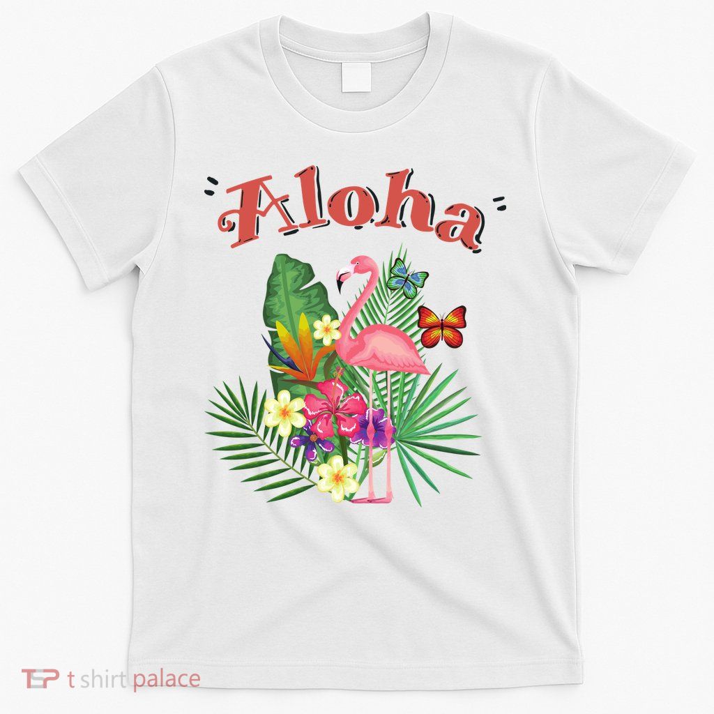 Aloha Flamingo Tropical T-Shirt