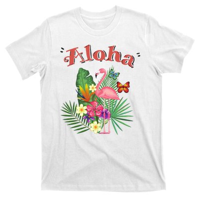 Aloha Flamingo Tropical T-Shirt