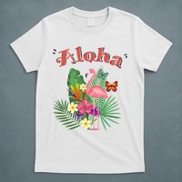 Aloha Flamingo Tropical T-Shirt