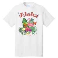 Aloha Flamingo Tropical Tall T-Shirt