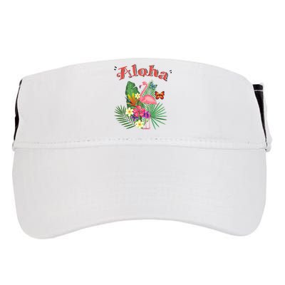 Aloha Flamingo Tropical Adult Drive Performance Visor