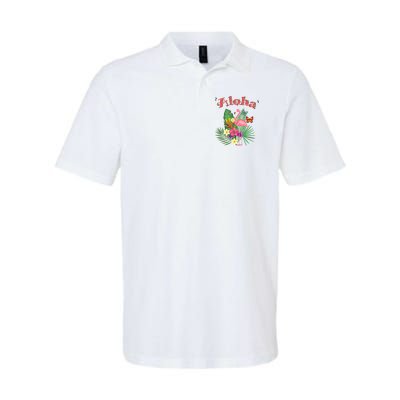 Aloha Flamingo Tropical Polo