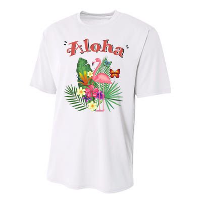 Aloha Flamingo Tropical Performance Sprint T-Shirt